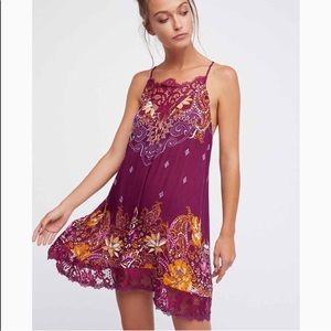 Free people XS Who’s Sorry Now Slip Dress
